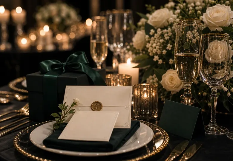 Guest welcome and RSVP stationery